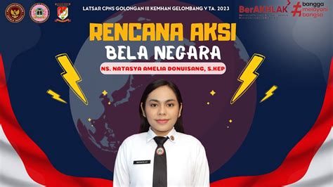 VIDEO RENCANA AKSI BELA NEGARA RABN LATSAR CPNS KEMHAN Golongan 3