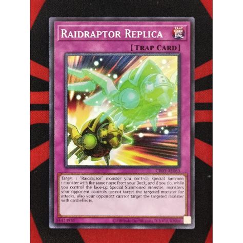 Yugioh Konami Cr Ae Raidraptor Replica Common Shopee Malaysia