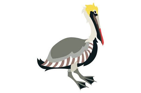 Louisiana State Bird - Brown Pelican SVG Cut file by Creative Fabrica