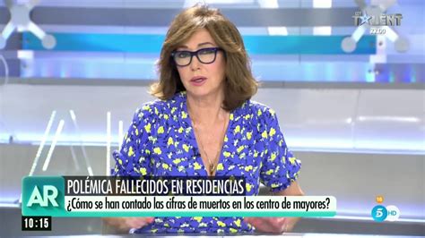 El Programa De Ana Rosa Ana Rosa Quintana Dedica Su Editorial A La