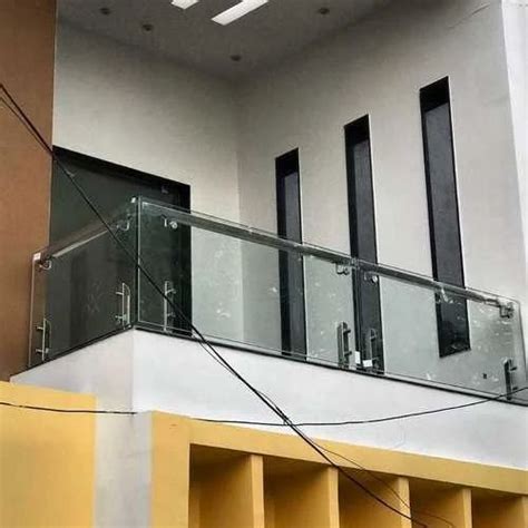 Stainless Steel Glass Railing At Rs 1000 Sq Ft Stainless Steel Glass