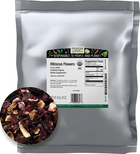 Amazon Frontier Co Op Hibiscus Flowers Pound Bulk Pack Cut