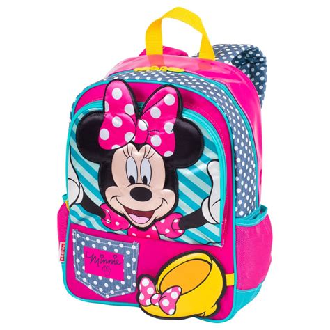 Mochila Infantil Escolar Menina Costas Minnie Y M R