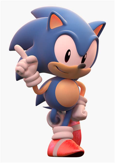 Sonic Forces Classic Sonic Twitter, HD Png Download - kindpng