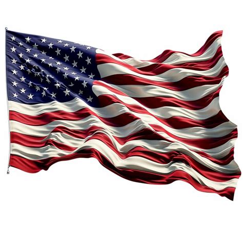 Premium Photo American Flag Fluttering In The Wind