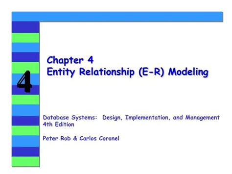 Ppt Chapter Entity Relationship E R Modeling Powerpoint