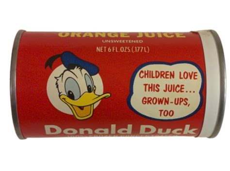 Who Remembers Donald Duck Orange Juice Concentrate From The Freezer Section R Nostalgia