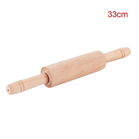 Yiwula 1pc Wooden Rolling Pin Baking Roller Dough Roller For Pizza