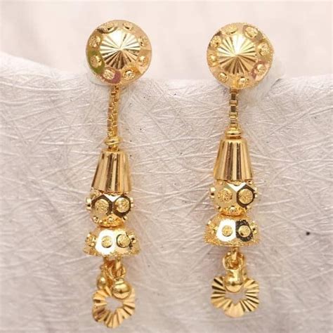 Design Of Gold Earrings With Latest Design