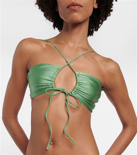 Livi Bikini Top In Green Jade Swim Mytheresa