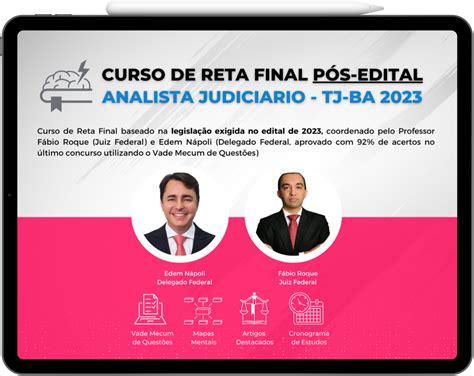 Reta Final Tj Ba 2023 Analista E Técnico Judiciário