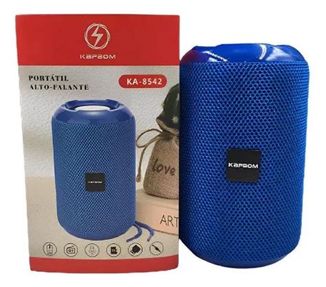 Bocina Kapbom Portátil alto falante ka8542 portátil con bluetooth azul