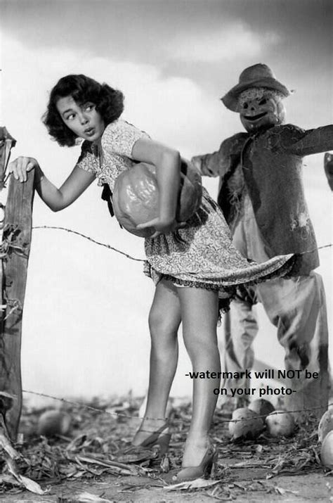 4x6 Creepy Halloween Photo Scary Scarecrow Sexy Girl Pumpkin Etsy Uk