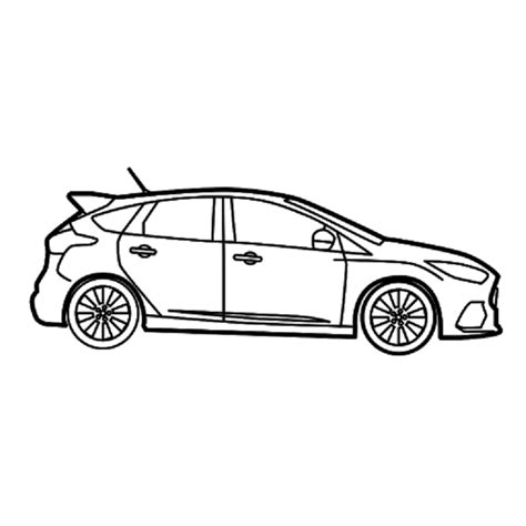 Ford Focus Coloring Book To Print And Online