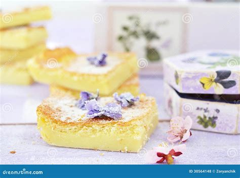 Vanillepudding Kuchen Stockfoto Bild Von Abendessen