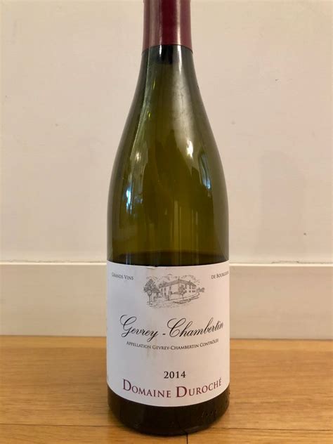 2014 Domaine Duroché Gevrey Chambertin France Burgundy Côte de Nuits