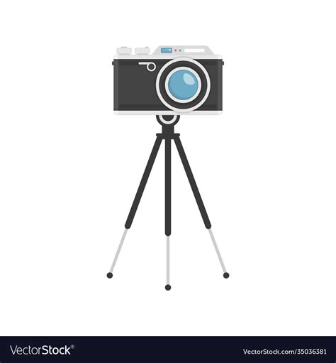 Tripod camera Royalty Free Vector Image - VectorStock