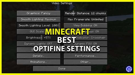 Best Minecraft Optifine Settings To Boost FPS - Full Guide