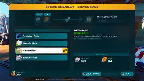 How to get Sandstone in LEGO Fortnite