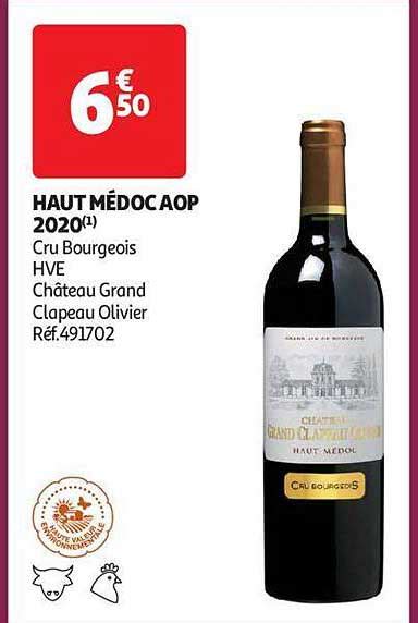 Promo Haut M Doc Aop Cru Bourgeois Hve Ch Teau Grand Clapeau