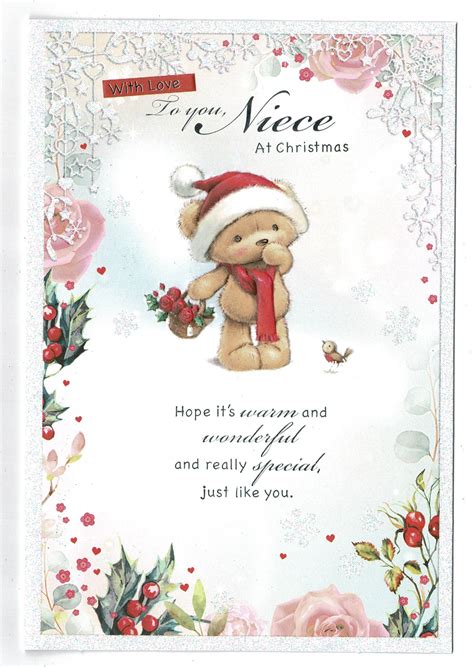 Niece Christmas Card With Love For You Niece At Christmas With Love