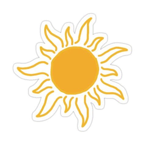 "aesthetic sun" Sticker for Sale by seren180 | Vinyl decal stickers ...