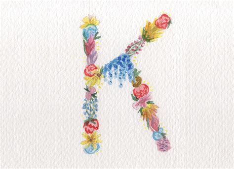 Floral Alphabet on Behance