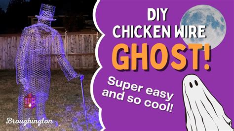 Easy Chicken Wire Ghost Youtube