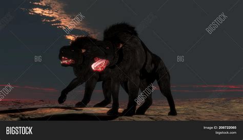 Two Hellhounds 3d Image & Photo (Free Trial) | Bigstock