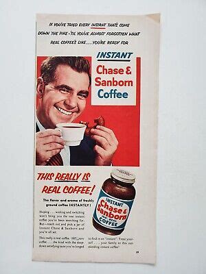 Chase Sanborn Real Instant Coffee Smiling Man Cup Vintage