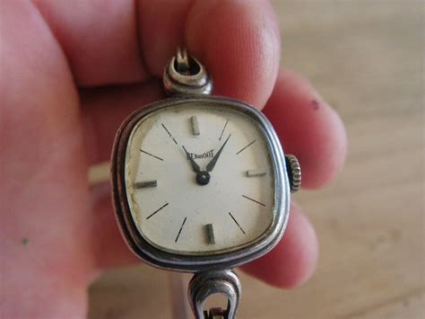 Montre Mecanique Ancienne Femme Dermont Boitier Et Bracelet Argent