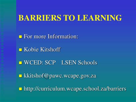 Barriers To Learning Presentation Youtube Bank2home