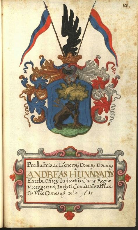 Protocol Of The Convent Of Bratislava Heraldic Codex Coat Of Arms