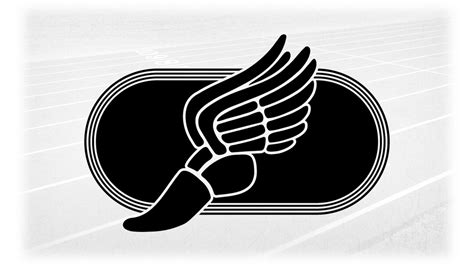 Sports Clipart Track Field Symbol Hermes Running Shoe W Wings