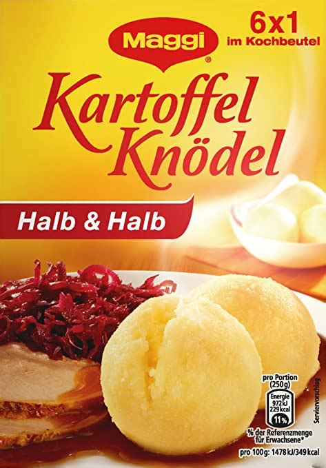 Maggi Kartoffel Kn Del Halb Und Halb G Amazon De Lebensmittel