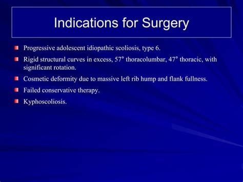 Case Review 12 14 Year Old Female With Adolescent Idiopathic