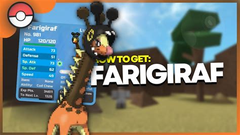 How To Get Farigiraf in PBF Pokémon Brick Bronze YouTube