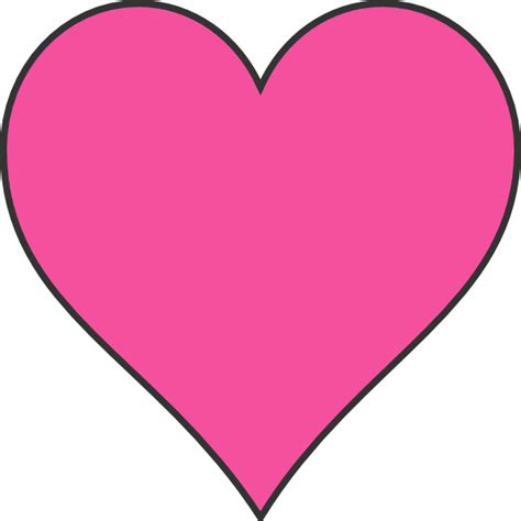 Dark Pink Heart Clip Art At Vector Clip Art Online Royalty