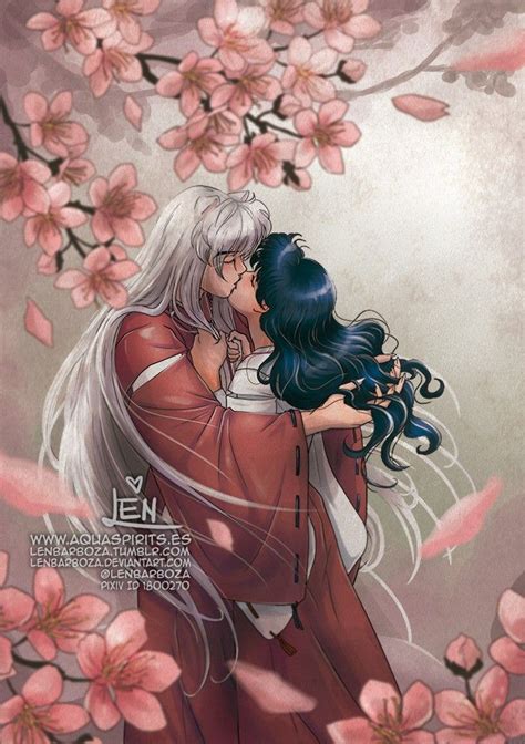 Kiss A 🌼 Kagome And Inuyasha Inuyasha Love Inuyasha Fan Art