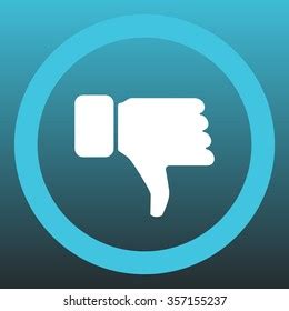 Vector Hand Thumb Down Icon Stock Vector Royalty Free 423365488