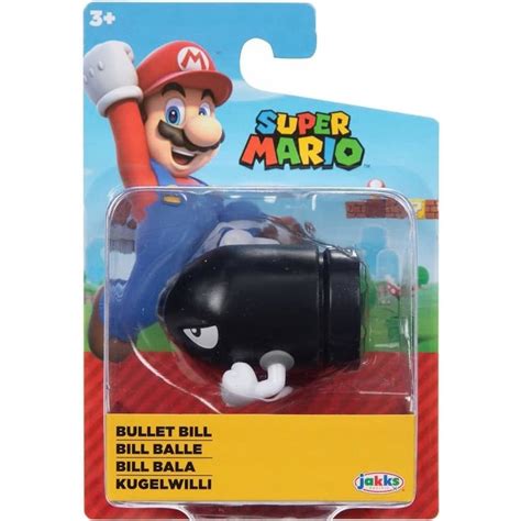 Super Mario Jakks Pacific Oryginalna Ruchoma Figurka Bullet Bill Cm