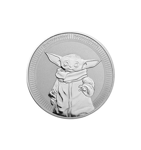 Grogu Baby Yoda Niue Onza Plata Monedas Lamasbolano