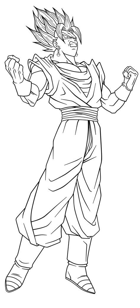 Dibujos Para Colorear De Goku Ssj Blue Images