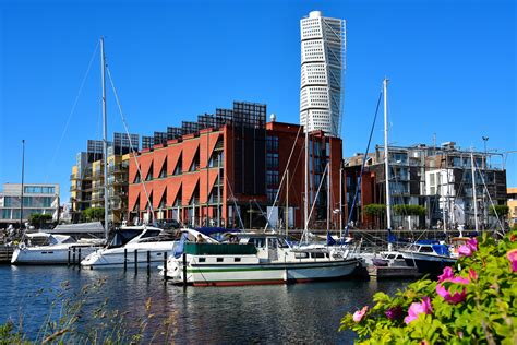 Turning Torso and Western Harbour in Malmö, Sweden - Encircle Photos