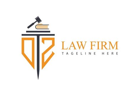 Premium Vector OZ Initial Monogram For Lawfirm Logo With Sword And Scale