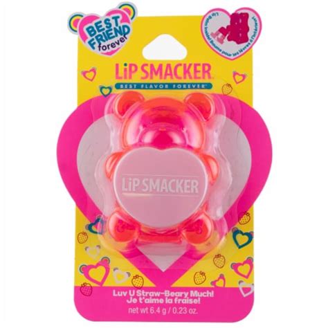 Lip Smacker® Straw Beary Bear Shaped Lip Balm 023 Oz Frys Food Stores