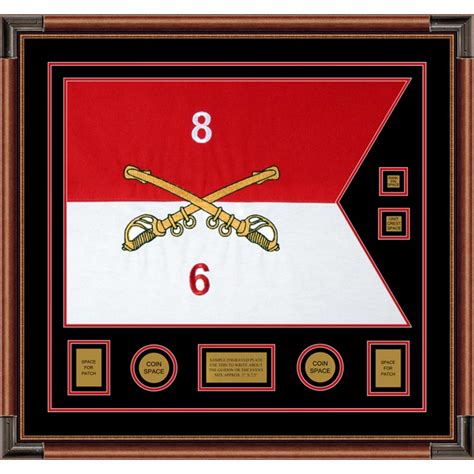 Cavalry Version X Guidon Design D M Framed Framed