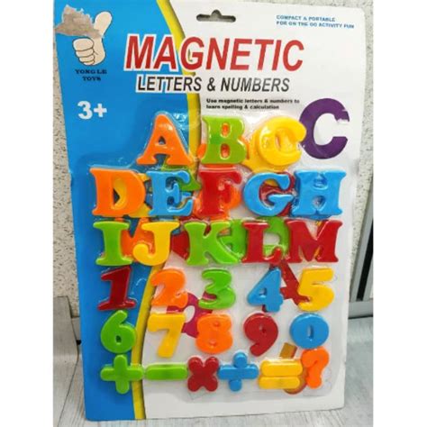 Magnetic Colourful Uppercase Lowercase Alphabets Letters Numbers