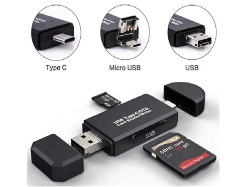 W Czytnik Kart Sd Microsd Usb Usb C Micro Usb Sklep Opinie Cena W