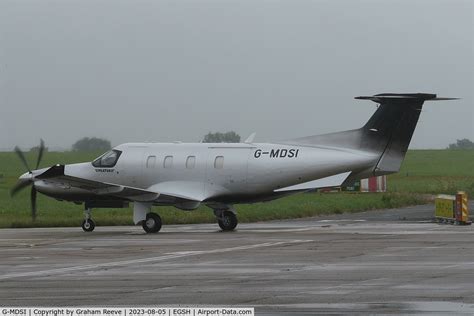 Aircraft G MDSI 2020 Pilatus PC 12 47E C N 2019 Photo By Graham Reeve